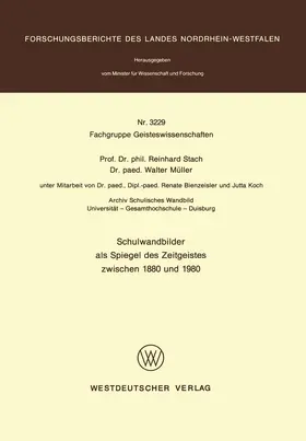 Stach |  Schulwandbilder als Spiegel des Zeitgeistes zwischen 1880 und 1980 | Buch |  Sack Fachmedien