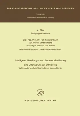Kuckhermann |  Intelligenz, Handlungs- und Lebensorientierung | Buch |  Sack Fachmedien