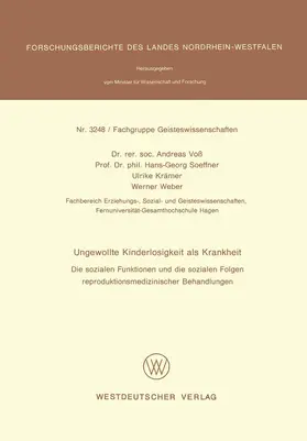 Voss |  Ungewollte Kinderlosigkeit als Krankheit | Buch |  Sack Fachmedien