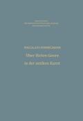 Himmelmann |  Himmelmann, N: Über Hirten-Genre in der antiken Kunst | Buch |  Sack Fachmedien