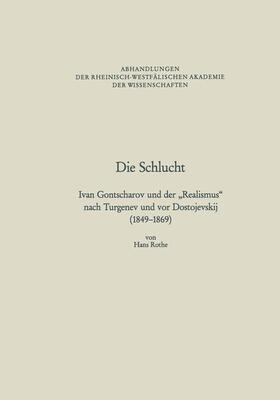 Rothe | Rothe, H: Schlucht | Buch | 978-3-531-05104-8 | sack.de