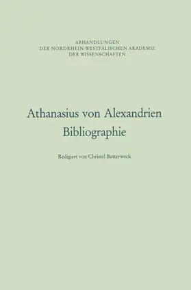 Butterweck |  Athanasius von Alexandrien | Buch |  Sack Fachmedien