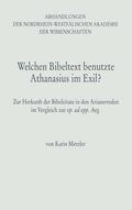 Metzler |  Metzler, K: Welchen Bibeltext benutzte Athanasius im Exil? | Buch |  Sack Fachmedien
