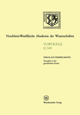 Himmelmann |  Himmelmann, N: Tieropfer in der griechischen Kunst | Buch |  Sack Fachmedien