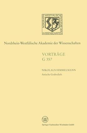 Himmelmann |  Himmelmann, N: Attische Grabreliefs | Buch |  Sack Fachmedien