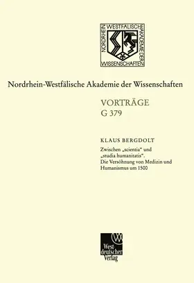 Bergdolt |  Geisteswissenchaften | Buch |  Sack Fachmedien