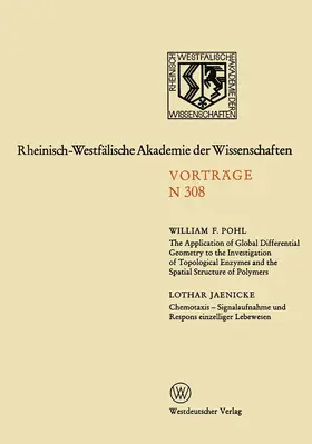 Pohl |  Rheinisch-Westfälische Akademie der Wissenschaften | Buch |  Sack Fachmedien