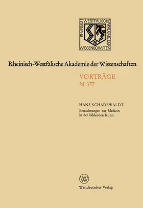Schadewaldt |  Natur-, Ingenieur- und Wirtschaftswissenschaften | Buch |  Sack Fachmedien