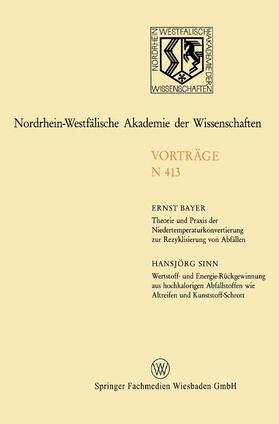 Bayer | Bayer, E: Theorie und Praxis der Niedertemperaturkonvertieru | Buch | 978-3-531-08413-8 | sack.de