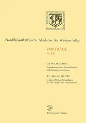 Uebing |  Nordrhein-Westfälische Akademie der Wissenschaften | Buch |  Sack Fachmedien