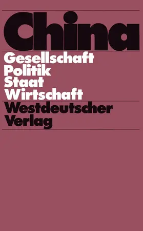 Staiger / Franke |  China | Buch |  Sack Fachmedien