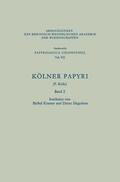 Kramer / Hagedorn |  Hagedorn, D: Kölner Papyri | Buch |  Sack Fachmedien
