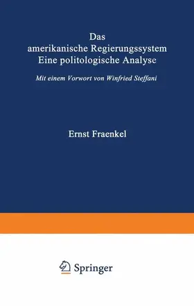 Fraenkel |  Das amerikanische Regierungssystem | Buch |  Sack Fachmedien