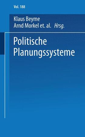 Naschold / Väth | Politische Planungssysteme | Buch | 978-3-531-11146-9 | sack.de