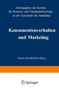 Kroeber-Riel |  Konsumentenverhalten und Marketing | Buch |  Sack Fachmedien