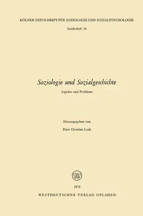 Ludz |  Soziologie und Sozialgeschichte | Buch |  Sack Fachmedien