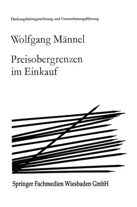 Männel |  Preisobergrenzen im Einkauf | Buch |  Sack Fachmedien