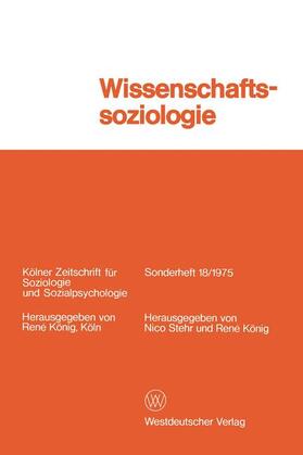 König |  Wissenschaftssoziologie | Buch |  Sack Fachmedien