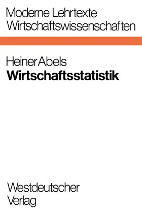 Abels |  Wirtschaftsstatistik | Buch |  Sack Fachmedien