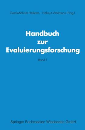 Wollmann | Wollmann, H: Handbuch zur Evaluierungsforschung | Buch | 978-3-531-11523-8 | sack.de