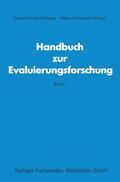 Wollmann |  Wollmann, H: Handbuch zur Evaluierungsforschung | Buch |  Sack Fachmedien