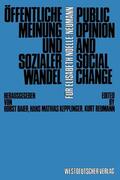 Baier |  Öffentliche Meinung und sozialer Wandel / Public Opinion and Social Change | Buch |  Sack Fachmedien