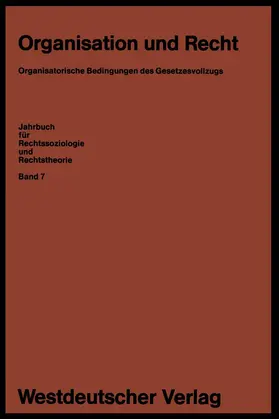 Blankenburg |  Organisation und Recht | Buch |  Sack Fachmedien