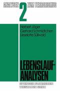 Jäger / Schmidtchen / Loparo |  Jäger, H: Lebenslaufanalysen | Buch |  Sack Fachmedien