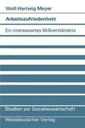 Meyer |  Meyer, W: Arbeitszufriedenheit | Buch |  Sack Fachmedien