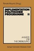 Mayntz |  Implementation politischer Programme II | Buch |  Sack Fachmedien