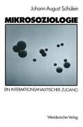  Mikrosoziologie | Buch |  Sack Fachmedien