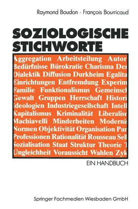 Bourricaud |  Soziologische Stichworte | Buch |  Sack Fachmedien