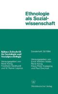 Drechsel / König / Koepping |  König, R: Ethnologie als Sozialwissenschaft | Buch |  Sack Fachmedien