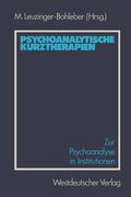 Leuzinger-Bohleber |  Psychoanalytische Kurztherapien | Buch |  Sack Fachmedien