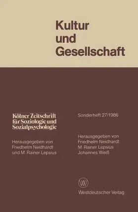 Neidhardt |  Kultur und Gesellschaft | Buch |  Sack Fachmedien