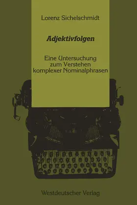Lorenz |  Adjektivfolgen | Buch |  Sack Fachmedien