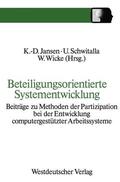 Klaus-Dieter |  Beteiligungsorientierte Systementwicklung | Buch |  Sack Fachmedien