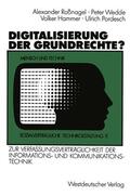 Wedde / Hammer / Pordesch |  Wedde, P: Digitalisierung der Grundrechte? | Buch |  Sack Fachmedien
