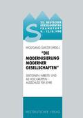 Glatzer |  25. Deutscher Soziologentag 1990. Die Modernisierung moderner Gesellschaften | Buch |  Sack Fachmedien