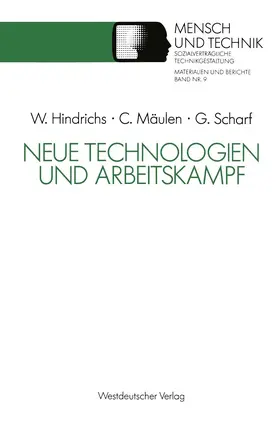 Mäulen / Scharf | Neue Technologien und Arbeitskampf | Buch | 978-3-531-12208-3 | www.sack.de
