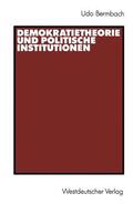  Demokratietheorie und politische Institutionen | Buch |  Sack Fachmedien