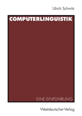 Schmitz |  Computerlinguistik | Buch |  Sack Fachmedien