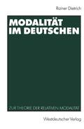 Dietrich |  Modalität im Deutschen | Buch |  Sack Fachmedien