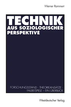  Technik aus soziologischer Perspektive | Buch |  Sack Fachmedien