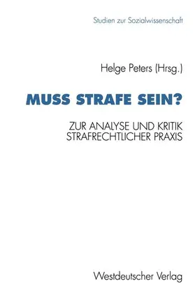 Peters |  Muß Strafe sein? | Buch |  Sack Fachmedien
