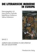 Wuthenow / Rothemann |  Die literarische Moderne in Europa | Buch |  Sack Fachmedien