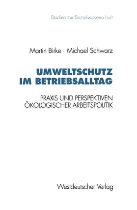 Schwarz |  Umweltschutz im Betriebsalltag | Buch |  Sack Fachmedien