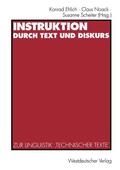 Ehlich / Scheiter / Noack |  Instruktion durch Text und Diskurs | Buch |  Sack Fachmedien