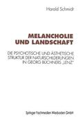 Schmidt |  Schmidt, H: Melancholie und Landschaft | Buch |  Sack Fachmedien
