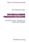 Rosenstein |  Unterhaltende Fernsehmagazine | Buch |  Sack Fachmedien